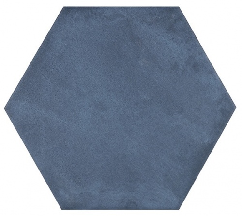 Ca Pietra Medina Hexagon Porcelain Navy Blue